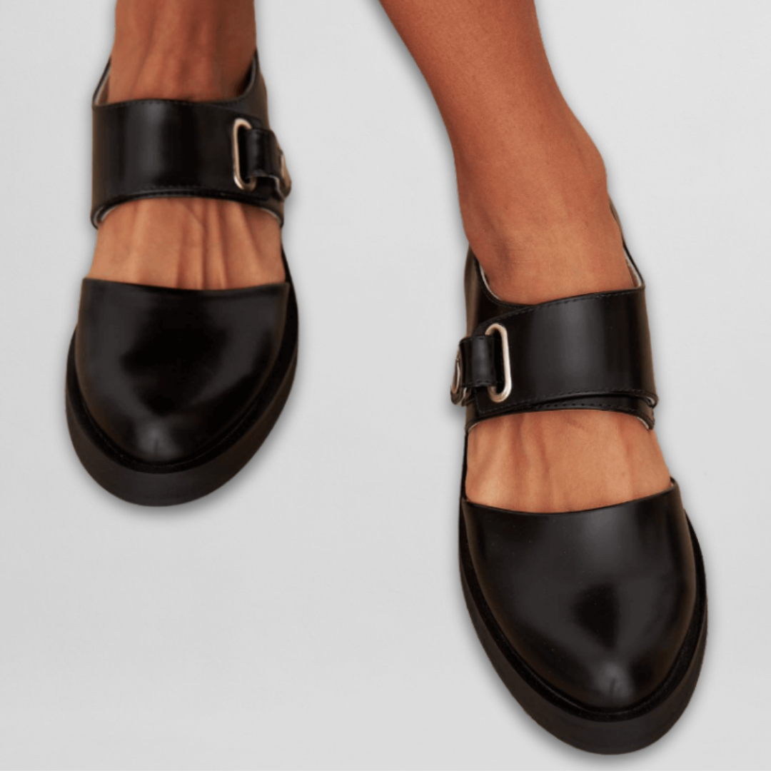 Sara - Classic Mary Jane Shoes with Adjustable Buckle