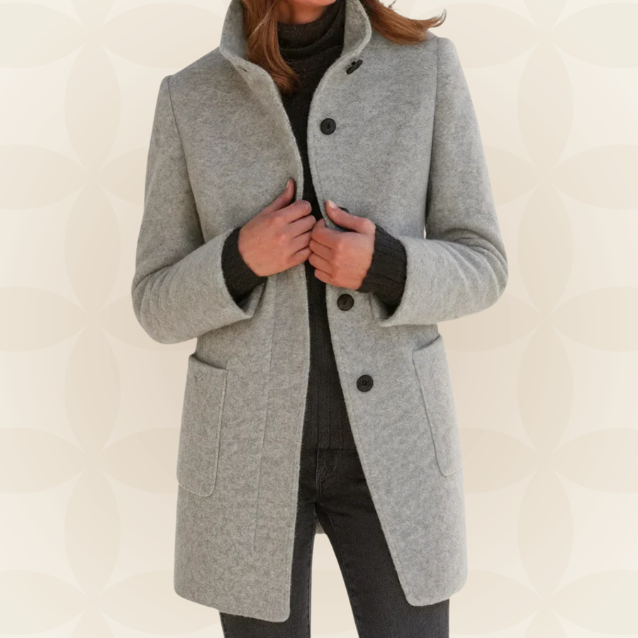 Anna - Comfortable women's jacket with high collar