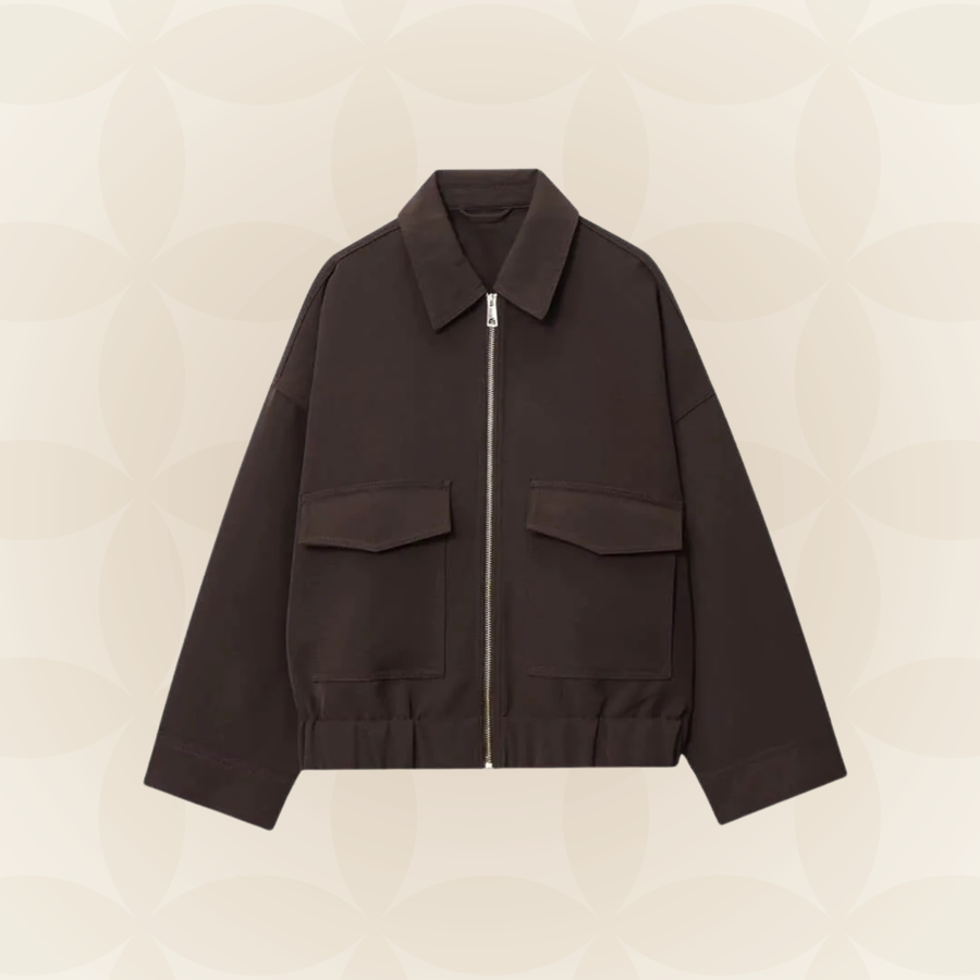 Gina - Bomber Jacket with Flap Pockets
