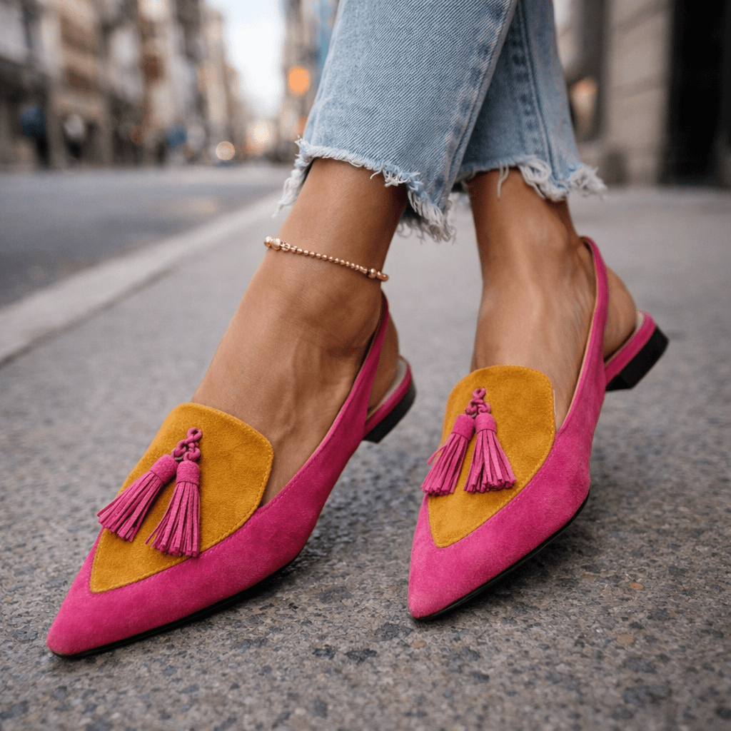 Eliza | Sandals with Straps and Fringes