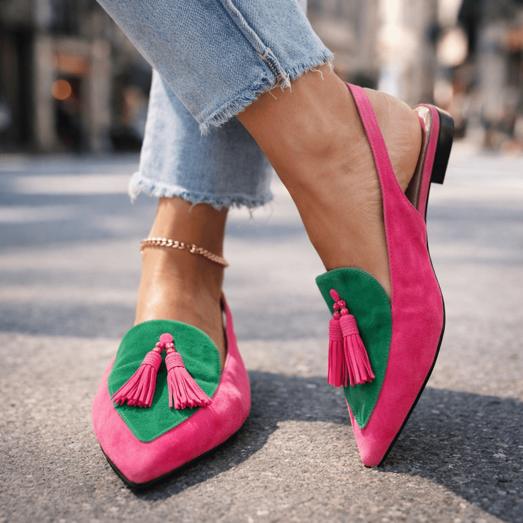 Eliza | Sandals with Straps and Fringes