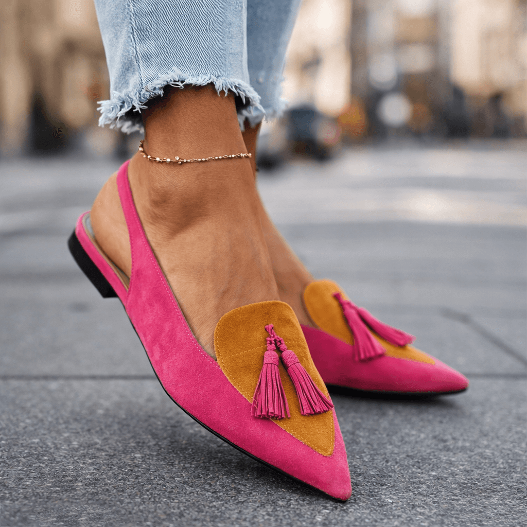 Eliza | Sandals with Straps and Fringes
