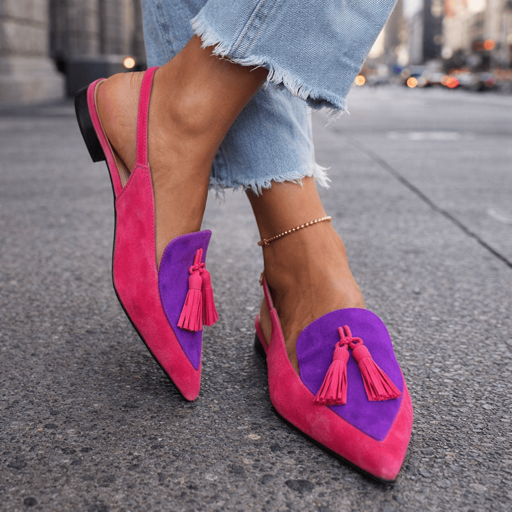 Eliza | Sandals with Straps and Fringes