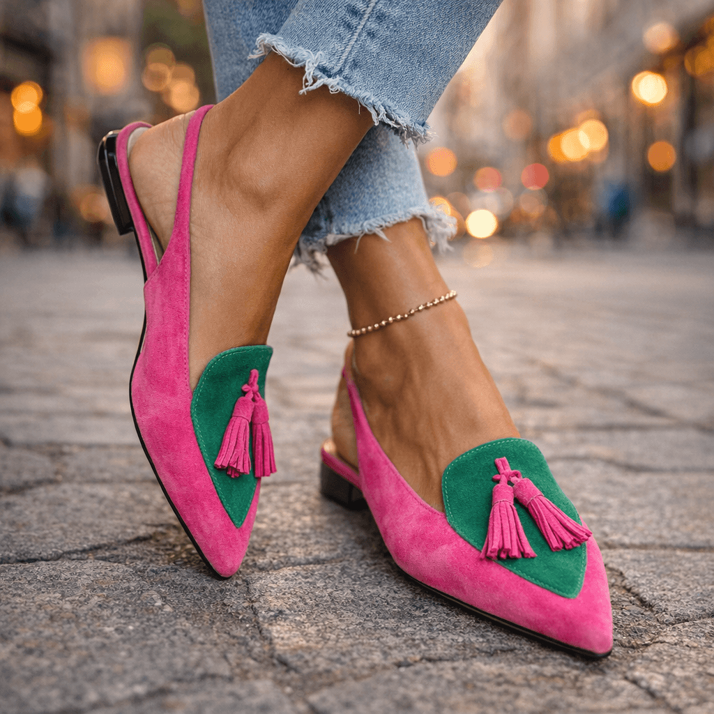 Eliza | Sandals with Straps and Fringes