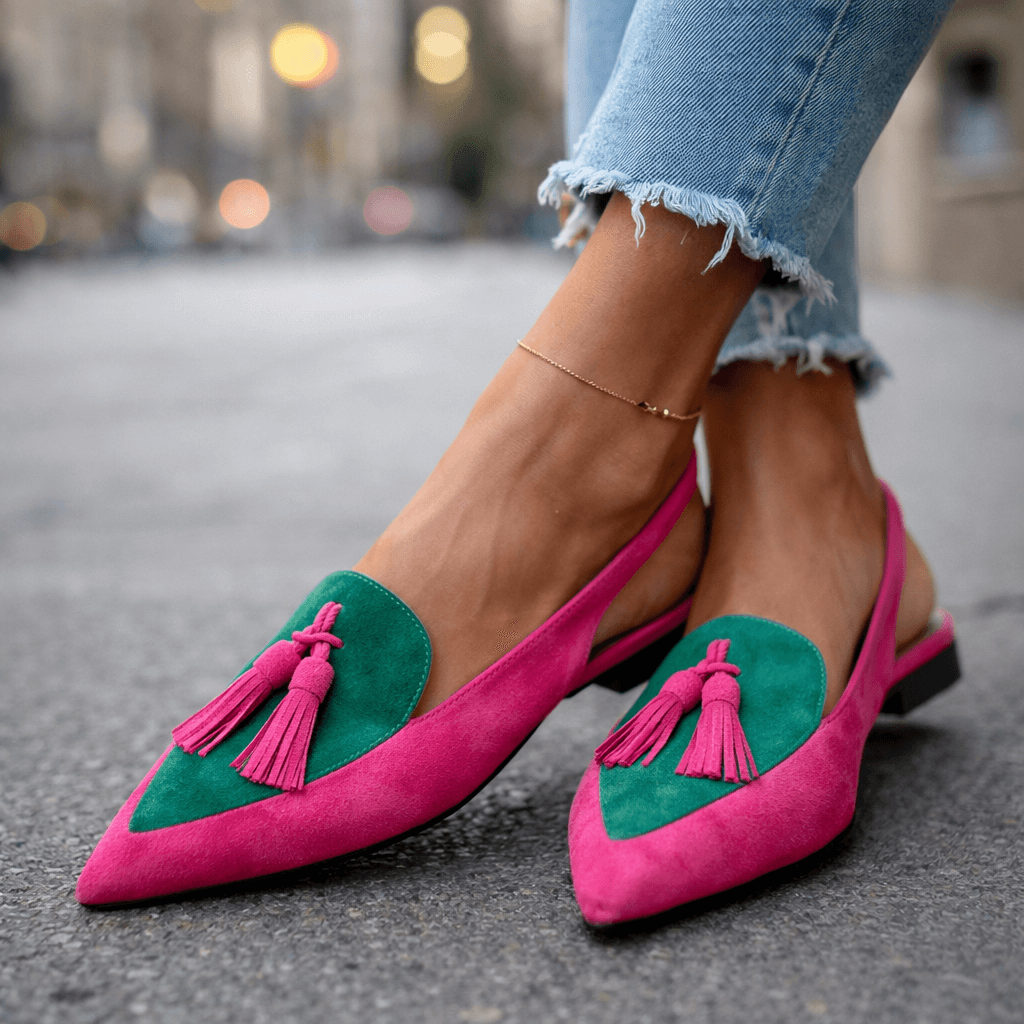 Eliza | Sandals with Straps and Fringes