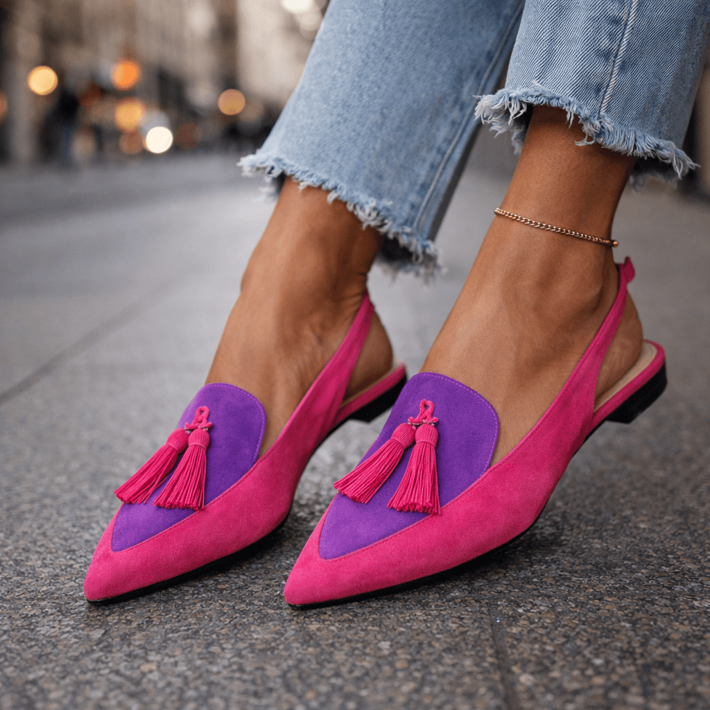 Eliza | Sandals with Straps and Fringes
