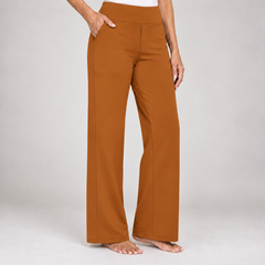 Comfort stretch trousers – Cognac