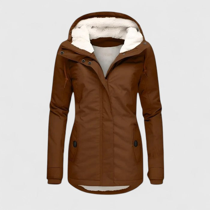 Seravia | Long Jacket with Hood