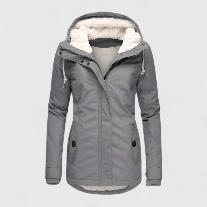 Seravia | Long Jacket with Hood
