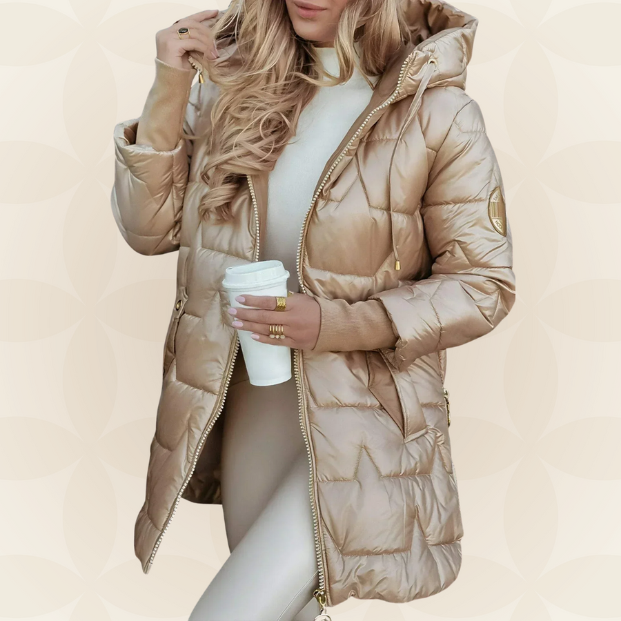Carina – Warm Padded Winter Jacket with Hood