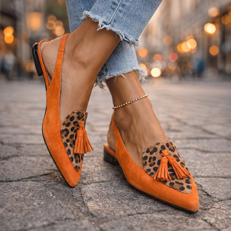 Eliza | Sandals with Straps and Fringes