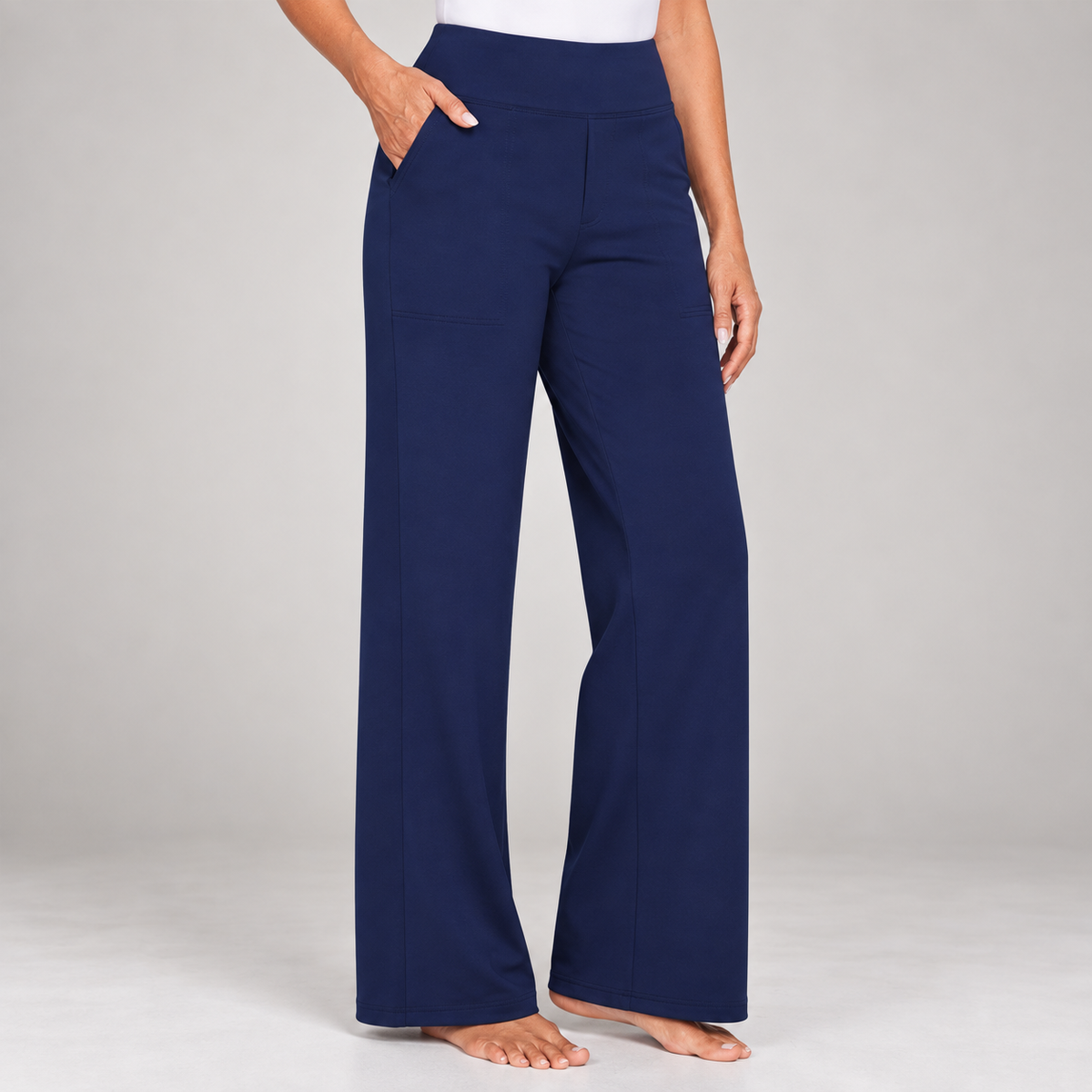 Comfort stretch trousers – Navy