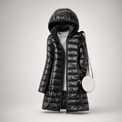 Feathra down jacket – Black