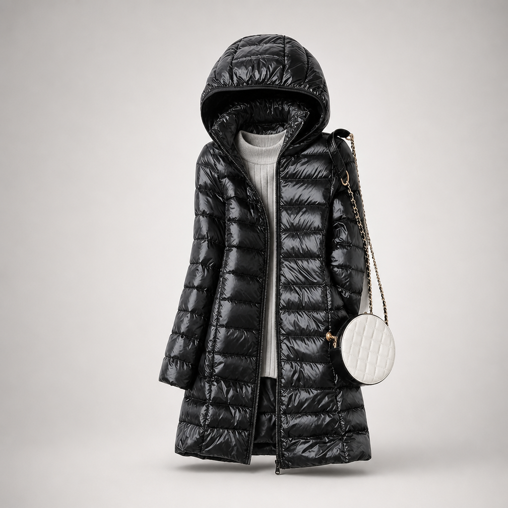 Feathra down jacket – Black
