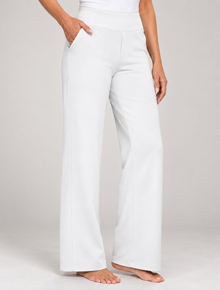 Comfort stretch trousers – White