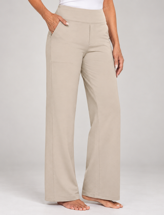 Comfort stretch trousers – Cream