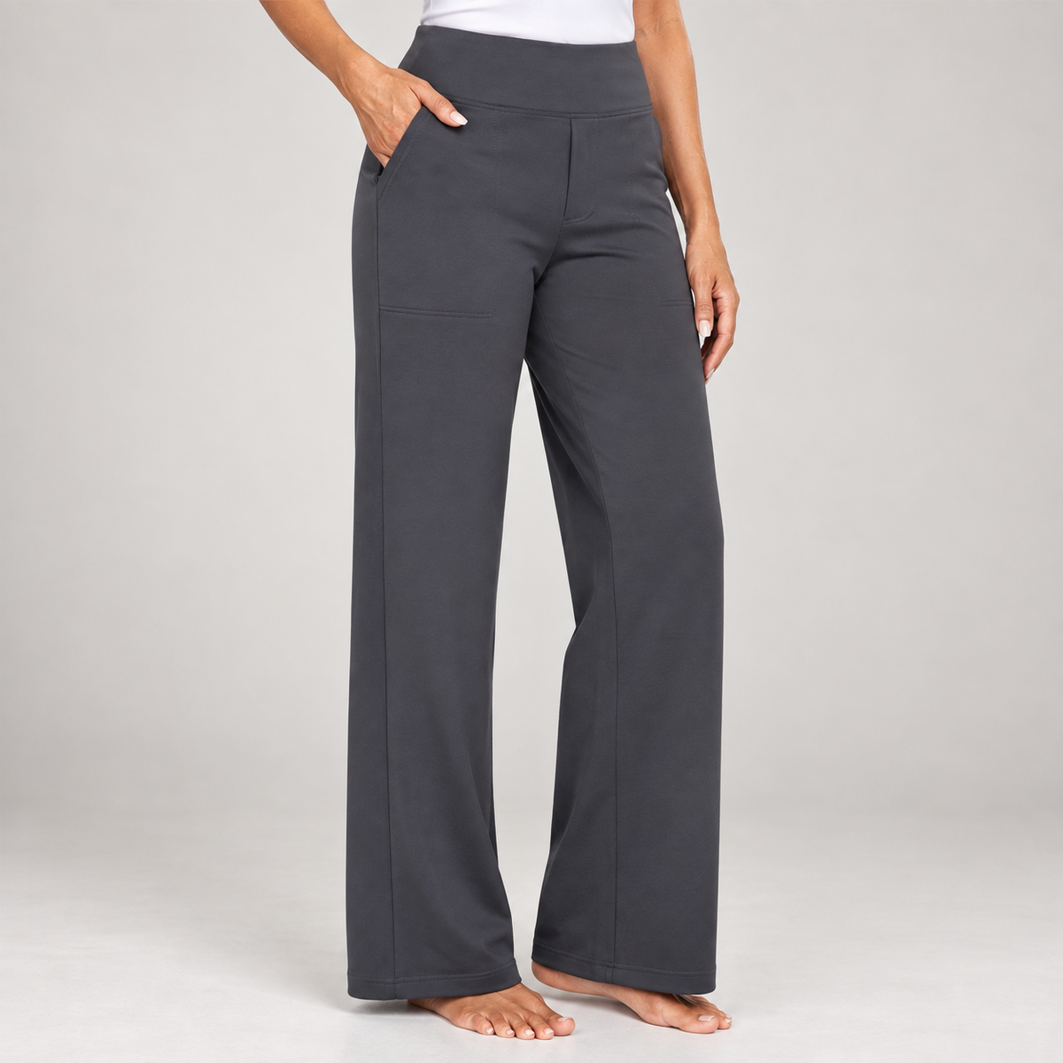 Comfort stretch trousers – Dark Grey