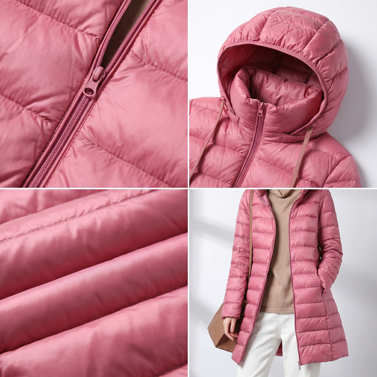 Feathra down jacket – details