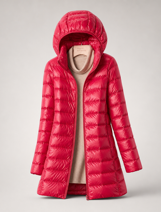 Feathra down jacket – Fuchsia