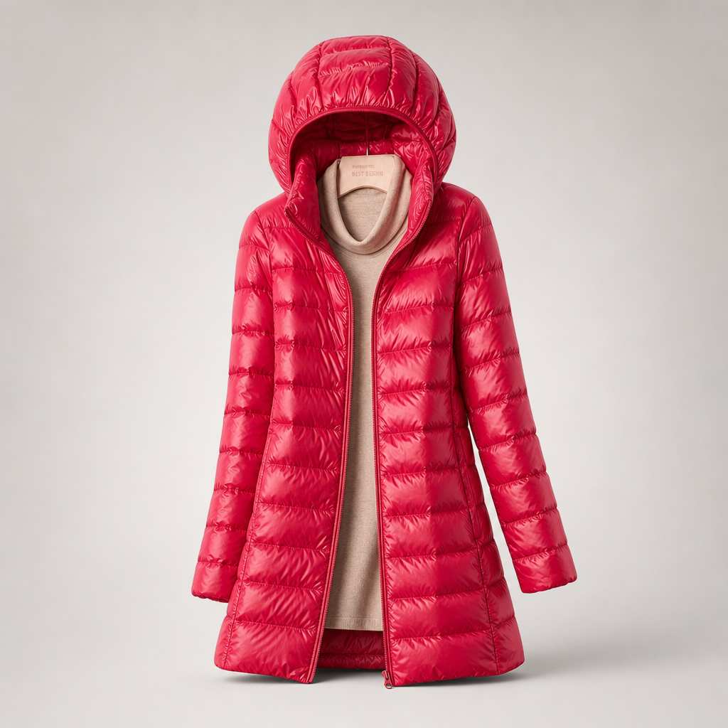 Feathra down jacket – Fuchsia