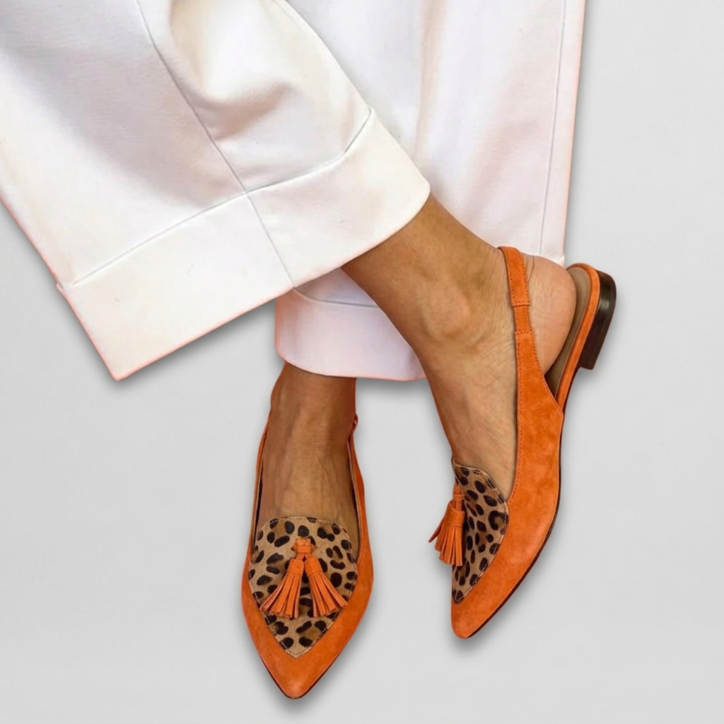Eliza | Sandals with Straps and Fringes