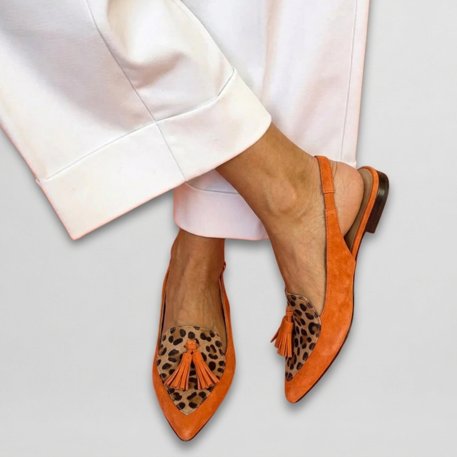 Eliza | Sandals with Straps and Fringes