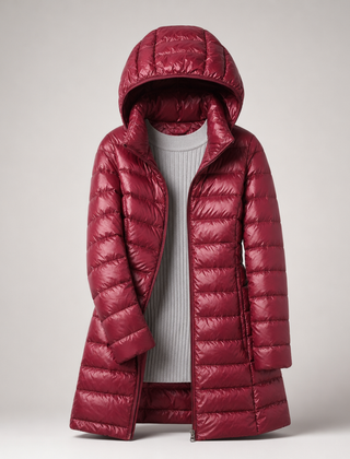 Feathra down jacket – Red
