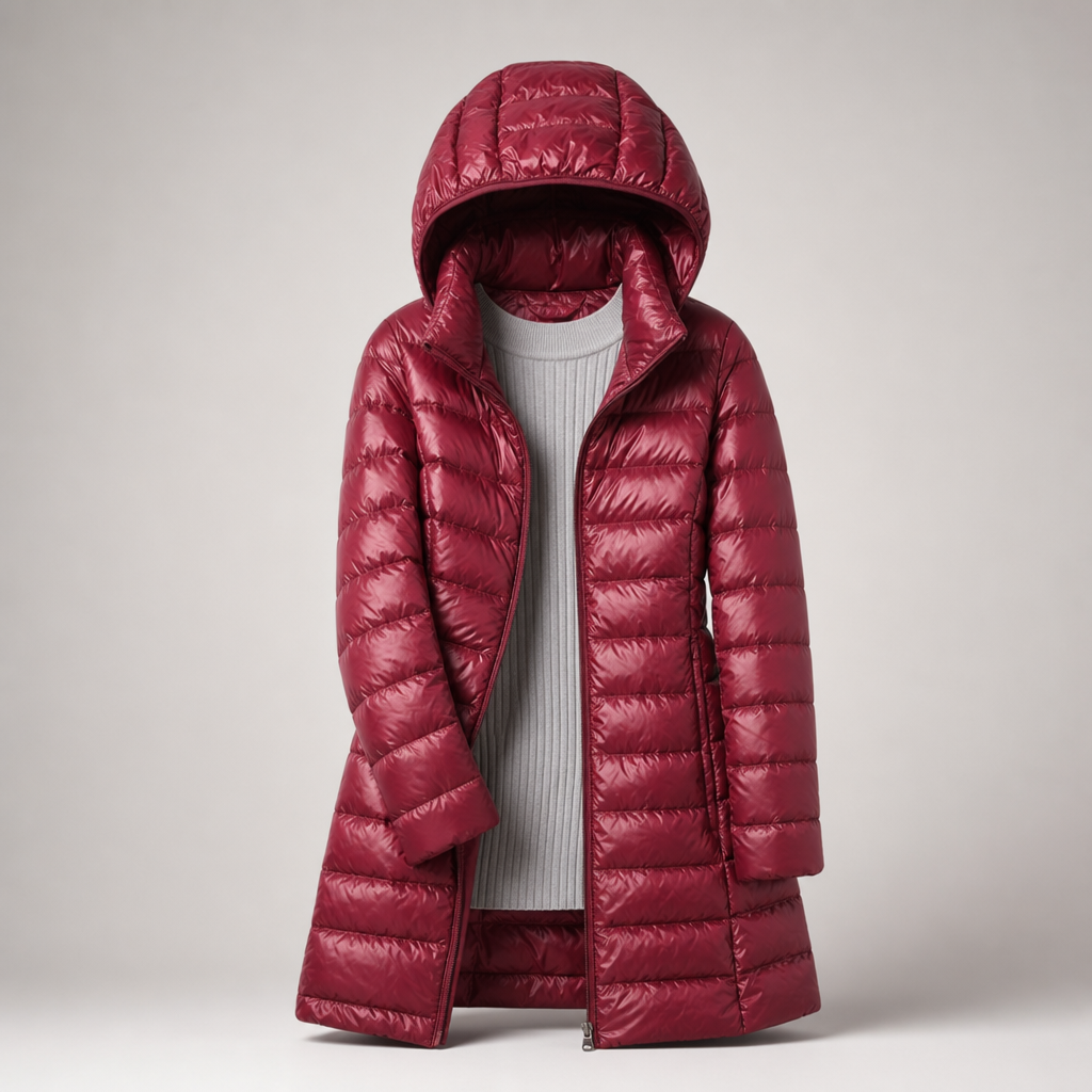 Feathra down jacket – Red