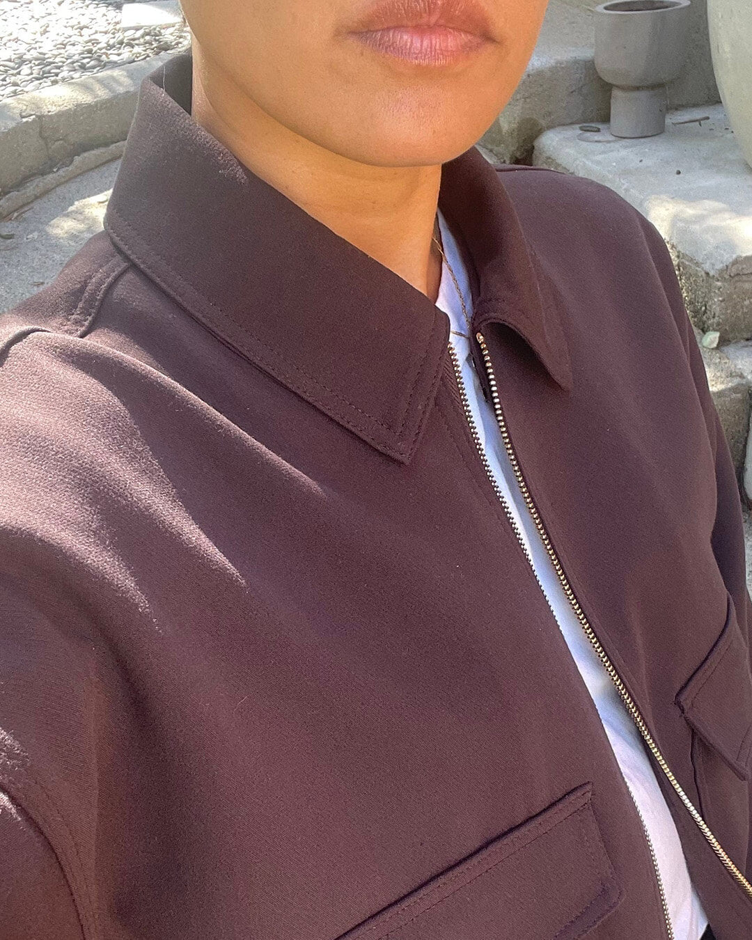 Gina - Bomber Jacket with Flap Pockets